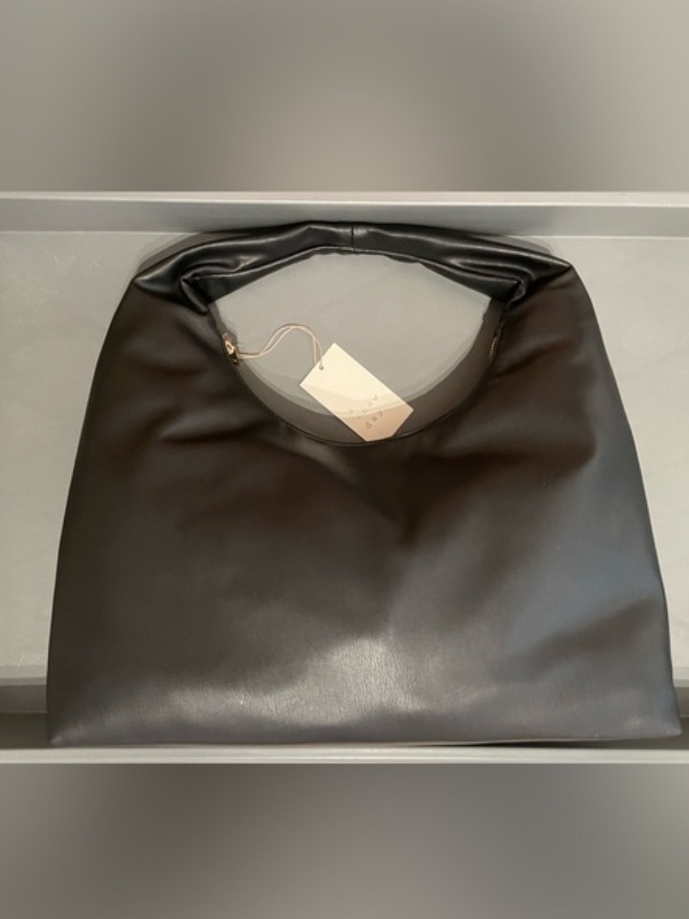 A New Day Soft Faux Leather Shoulder Bag